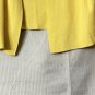 NWT Talbots Womens Long Sleeve Open Front Yellow Sweater Top Size Large