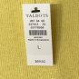 NWT Talbots Womens Long Sleeve Open Front Yellow Sweater Top Size Large