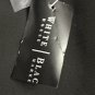 NWT White House Black Market Soft Drape Wide Leg Crop Womens Black Pants Size 6