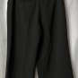 NWT White House Black Market Soft Drape Wide Leg Crop Womens Black Pants Size 6