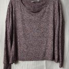 Athleta Womens Long Sleeve Pullover Purple Stretch Top Blouse Shirt Size XS