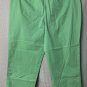 NWT Talbots The Perfect Crop Womens Green Capri Pants Slacks PLus Size 16