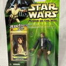 2000 Star Wars Power of the Jedi Han Solo Bespin Jedi Force File Action Figure