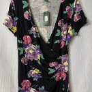 NWT Lauren Ralph Lauren LRL Womens Short Sleeve Casual Floral Top Blouse Size M