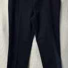 NWT Chicos So Slimming Side Zip Womens Blue Stretch Ankle Pants Slacks Size 1.5