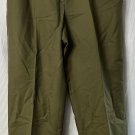 NWT Kate Hill Womens Olive Green Elastic Waist Silk Blend Pants Slacks Plus 18W