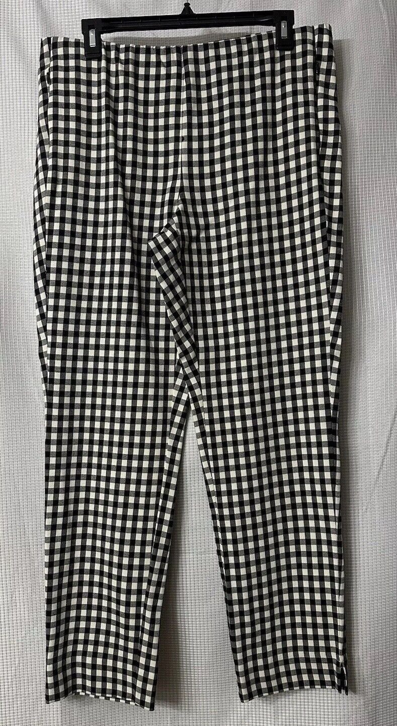 NWT J. Jill Essential Cotton Stretch Womens Pull On Casual Pants Slacks Size 12