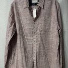 NWT Flag& Anthem Bemis Feeder Stripe Chambray Mens Long Sleeve Shirt Size Large