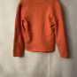 ALPHA Massimo Rebecchi Womens Long Orange Wool Blend Sleeve Sweater Size 48 EUC