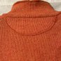 ALPHA Massimo Rebecchi Womens Long Orange Wool Blend Sleeve Sweater Size 48 EUC