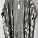 NWT LOFT Ann Taylor Womens Short Sleeve Open Front Cardigan Sweater Size M/L