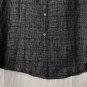 NWT Conbipel Mens Long Sleeve Casual Button Front Gray Cotton Shirt Size Large