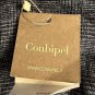 NWT Conbipel Mens Long Sleeve Casual Button Front Gray Cotton Shirt Size Large