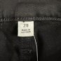 NWT J. Crew 10" Toothpick Perfecting Pockets Womens Black Jeans Denim Size 28