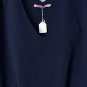 NWT Brookyln Rose Tyche Womens Navy Blue Batwing Top Blouse Shirt Size Medium
