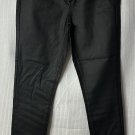 NWT Seven 7 Womens Ultra High Rise Black Coated Skinny Pants Slacks Size 6