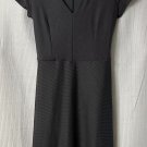 NWT Ann Taylor LOFT Womens Gray Short Sleeve Zipped Casual Dress Size 6
