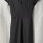 NWT Ann Taylor LOFT Womens Gray Short Sleeve Zipped Casual Dress Size 6