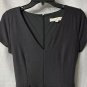 NWT Ann Taylor LOFT Womens Gray Short Sleeve Zipped Casual Dress Size 6