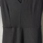 NWT Ann Taylor LOFT Womens Gray Short Sleeve Zipped Casual Dress Size 6