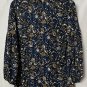 NWT Ann Taylor Loft Womens Long Sleeve Casual Floral Top Blouse Shirt Size Small