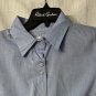 James Perse Womens Long Sleeve Button Front Blue Shirt Top Blouse Size Medium
