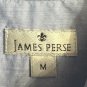 James Perse Womens Long Sleeve Button Front Blue Shirt Top Blouse Size Medium