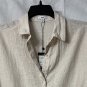 NWT Mavi Linen Touch Womens Long Sleeve Button Oversize Top Shirt Size Medium