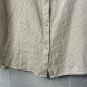 NWT Mavi Linen Touch Womens Long Sleeve Button Oversize Top Shirt Size Medium