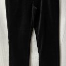 NWT J.Jill Womens Black Velvet Casual Stretch Pants Slacks Trousers Size 14 Tall