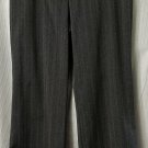 NWT Chicos Womens Striped Herry Tristen Modern Grey Pants Slacks Plus Size 2