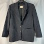 Vintage Pendleton Womens Gray Two Button Wool Blazer Jacket Coat Size 14 EUC