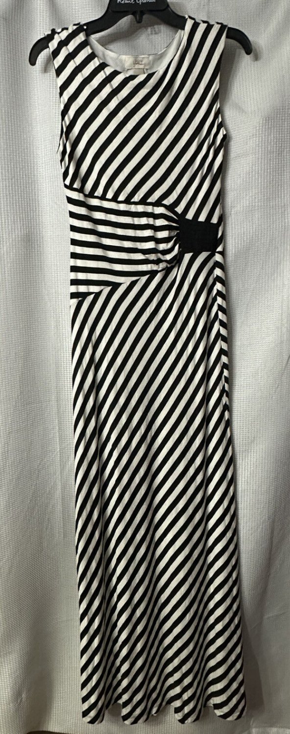 NWT Ann Taylor LOFT Womens Full Length Sleeveless Dress Stretch Size Small