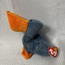 NWT RARE 1996 Ty Beanie Babie Scoop 4107 Pelican Plush Animal