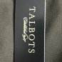 NWT Talbots Womens Classic Side Zip Brown Pants Slacks Trousers Plus Size 16
