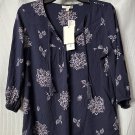 NWT Skies Are Blue  Padenia Tassel Womens 3/4 Sleeve Top Shirt XSP