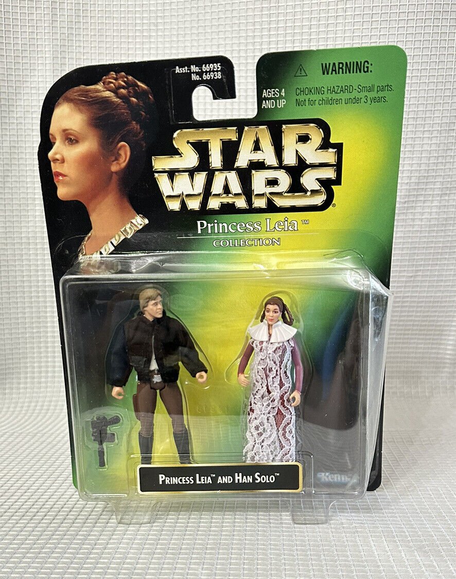 Kenner Star Wars Princess Leia Collection Princess Leia and Han Solo Action NIP