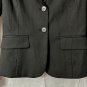 NWT New York & Co Womens Two Button Black Pinstripe Blazer Jacket Coat Size 0