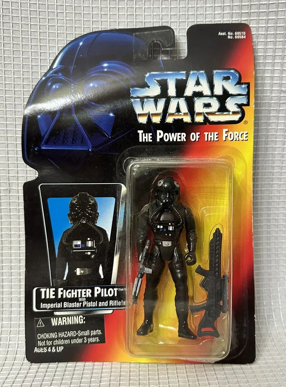 Kenner Star Wars Potf Tie Fighter Pilot Action Figure NIP