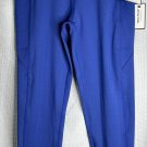 NWT Laundry Shelli Segal Womens Blue Leggings Yoga Stretch Pants Size Medium