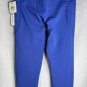 NWT Laundry Shelli Segal Womens Blue Leggings Yoga Stretch Pants Size Medium