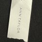 NWT Ann Taylor Womens Long Sleeve Black Viscose Stretch Pullover Top Shirt XL