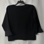 NWT Ann Taylor Womens Long Sleeve Black Viscose Stretch Pullover Top Shirt XL