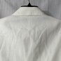NWT Talbots Womens Two Button White Long Sleeve Linen Blazer Coat Size 12W
