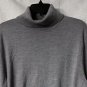 NWT Calvin Klein Womens Grey Pullover Turtleneck Top Blouse Shirt Size Large