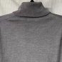 NWT Calvin Klein Womens Grey Pullover Turtleneck Top Blouse Shirt Size Large