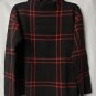NWT Ann Taylor Womens Long Sleeve Red Black Casual Pullover Sweater Shirt Small