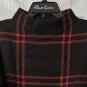 NWT Ann Taylor Womens Long Sleeve Red Black Casual Pullover Sweater Shirt Small
