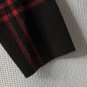 NWT Ann Taylor Womens Long Sleeve Red Black Casual Pullover Sweater Shirt Small