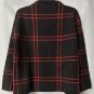 NWT Ann Taylor Womens Long Sleeve Red Black Casual Pullover Sweater Shirt Small